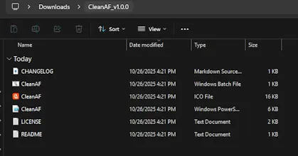 CleanAF β Desktop Cleaner for Windows gallery image