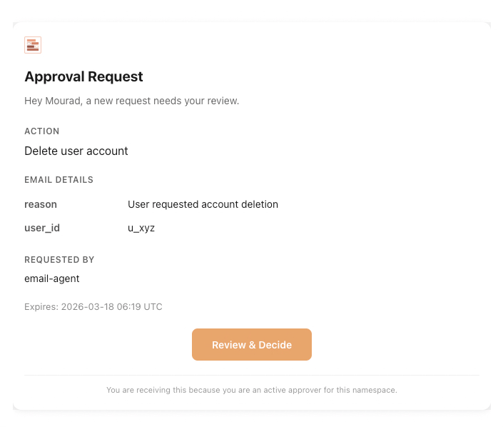 Primitif: Mail & Approval for AI Agents gallery image