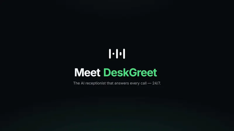 DeskGreet screenshot 1 (video preview)