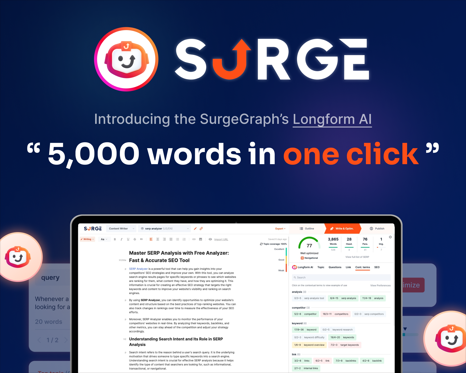 Longform AI by SurgeGraph media 5