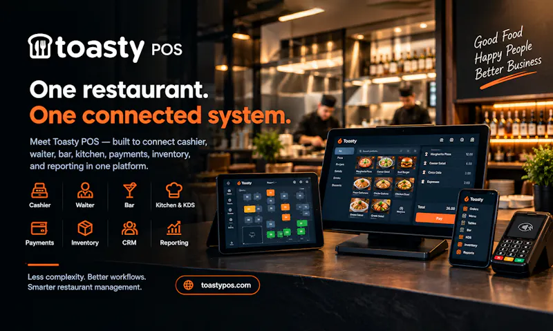 ToastyPOS — Restaurant Point of Sale screenshot 1
