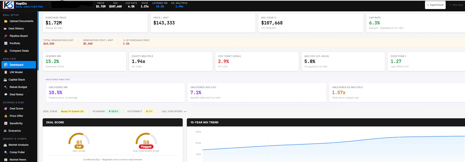 Multifamily Deal Analyzer Pro  screenshot 3