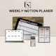 Weekly Planner Notion PLR Template