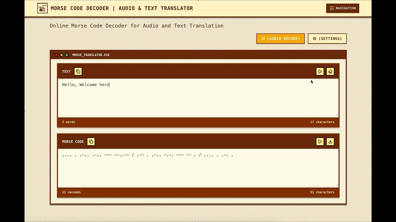 Morse Decoder gallery image