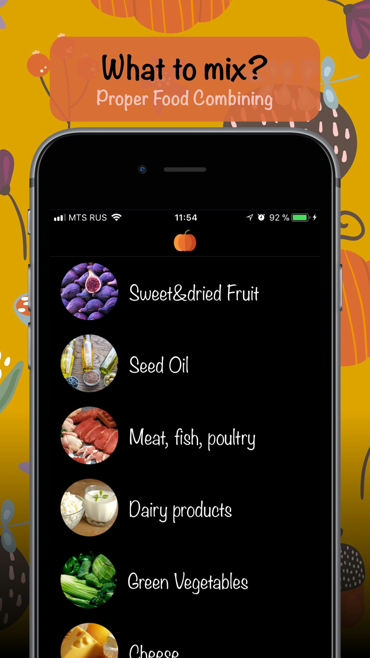 What to mix? Proper Food Combining (iOS app) gallery image