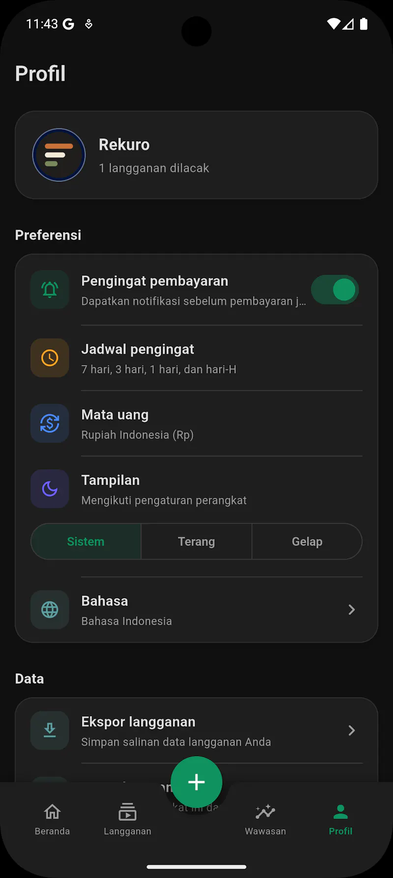 Rekuro - Subscription Tracker screenshot 4
