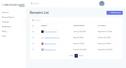 Free Domain Alerts gallery image