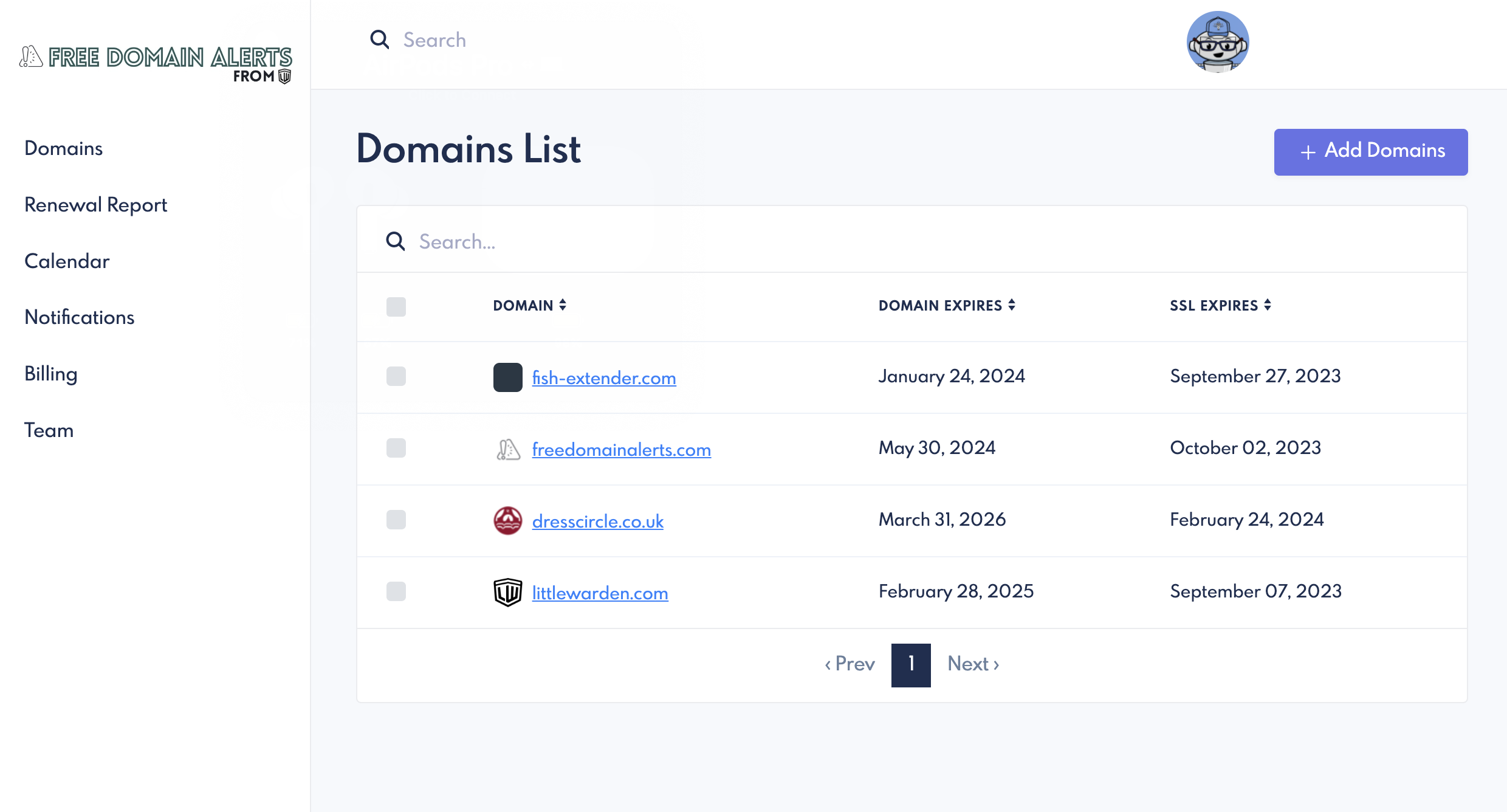 Free Domain Alerts media 1