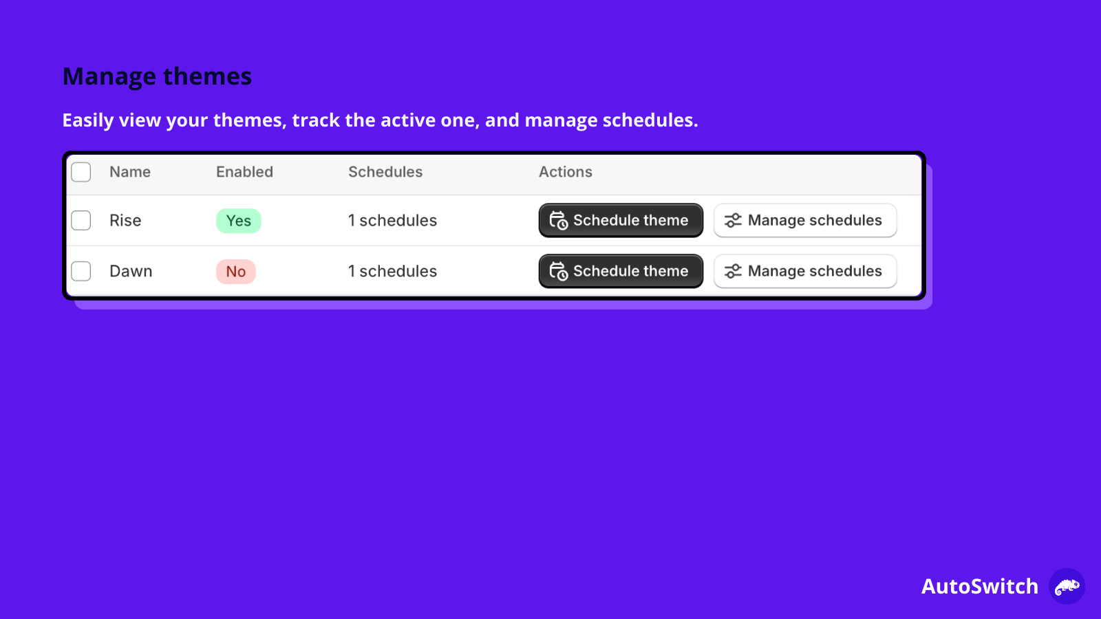 Léon - Shopify Theme Scheduler gallery image