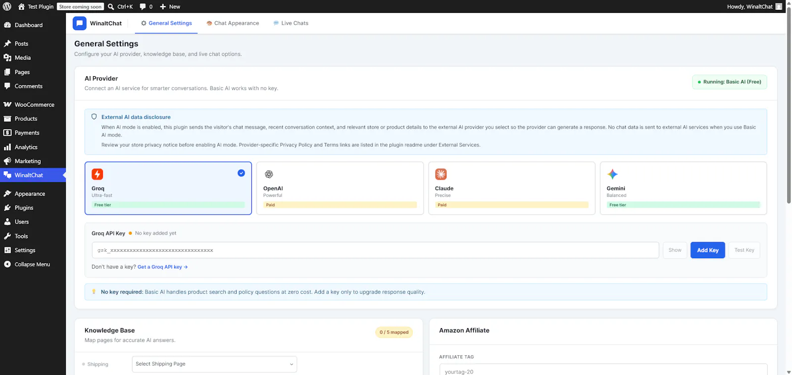 WinaltChat screenshot 1
