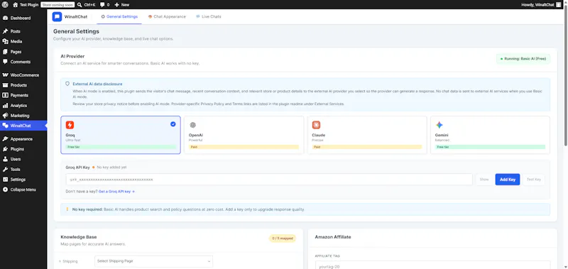 WinaltChat screenshot 1
