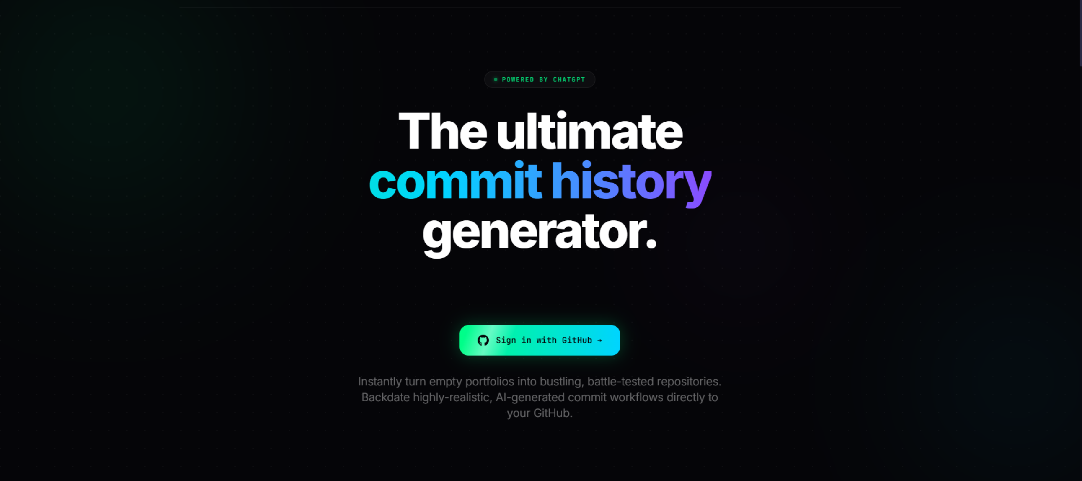 GitTime — Commit Timeline Generator gallery image