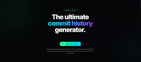 GitTime β Commit Timeline Generator gallery image