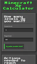 Minecraft experience calculator gallery image