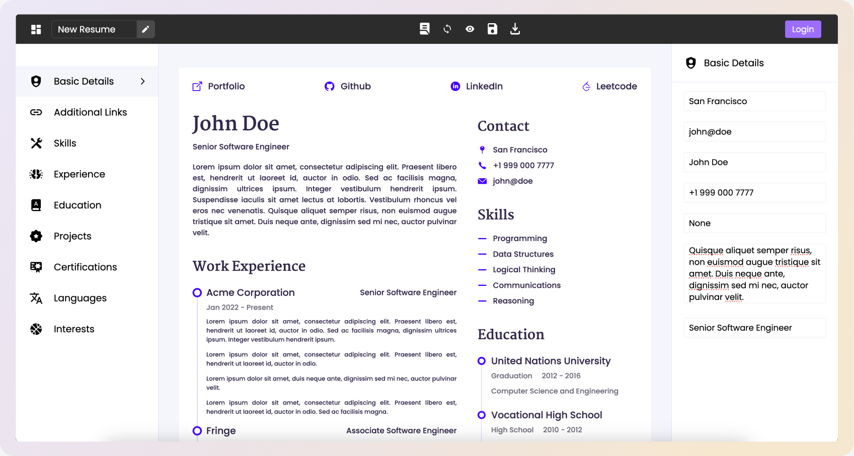 Aicvpro - İş arayanlar için AI ile çalışan CV Builder medya 2