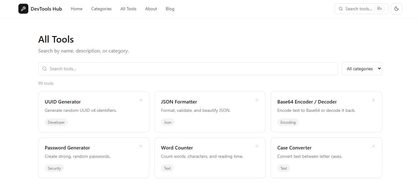 DevTools Hub gallery image