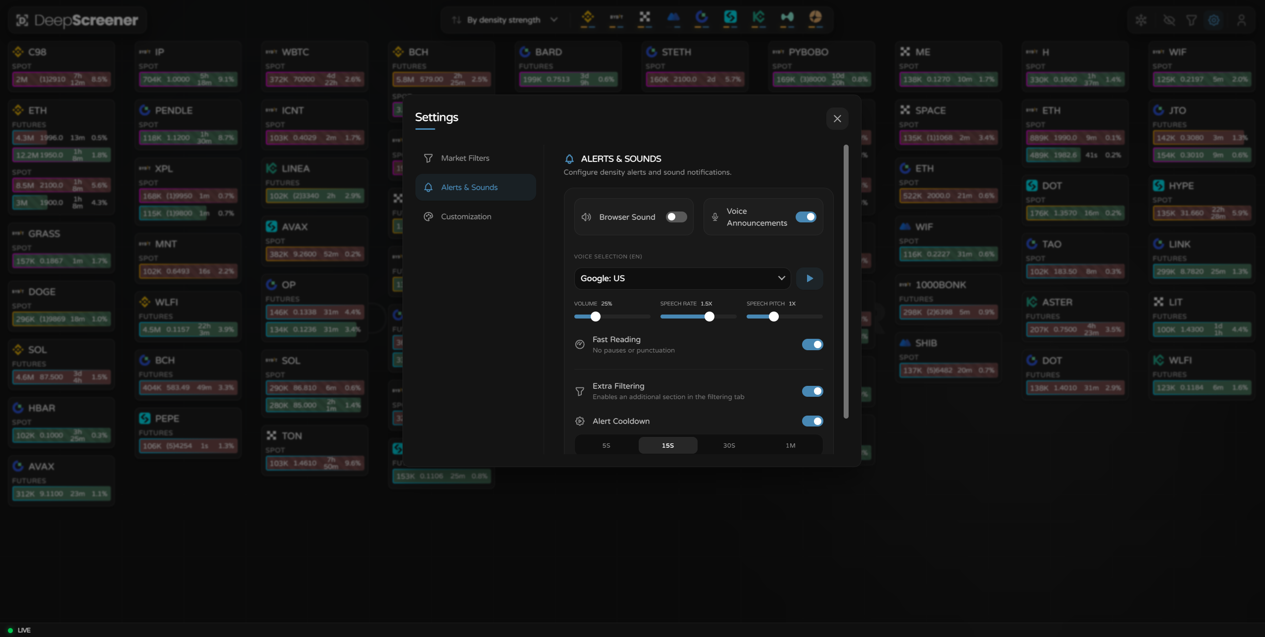 DeepScreener gallery image