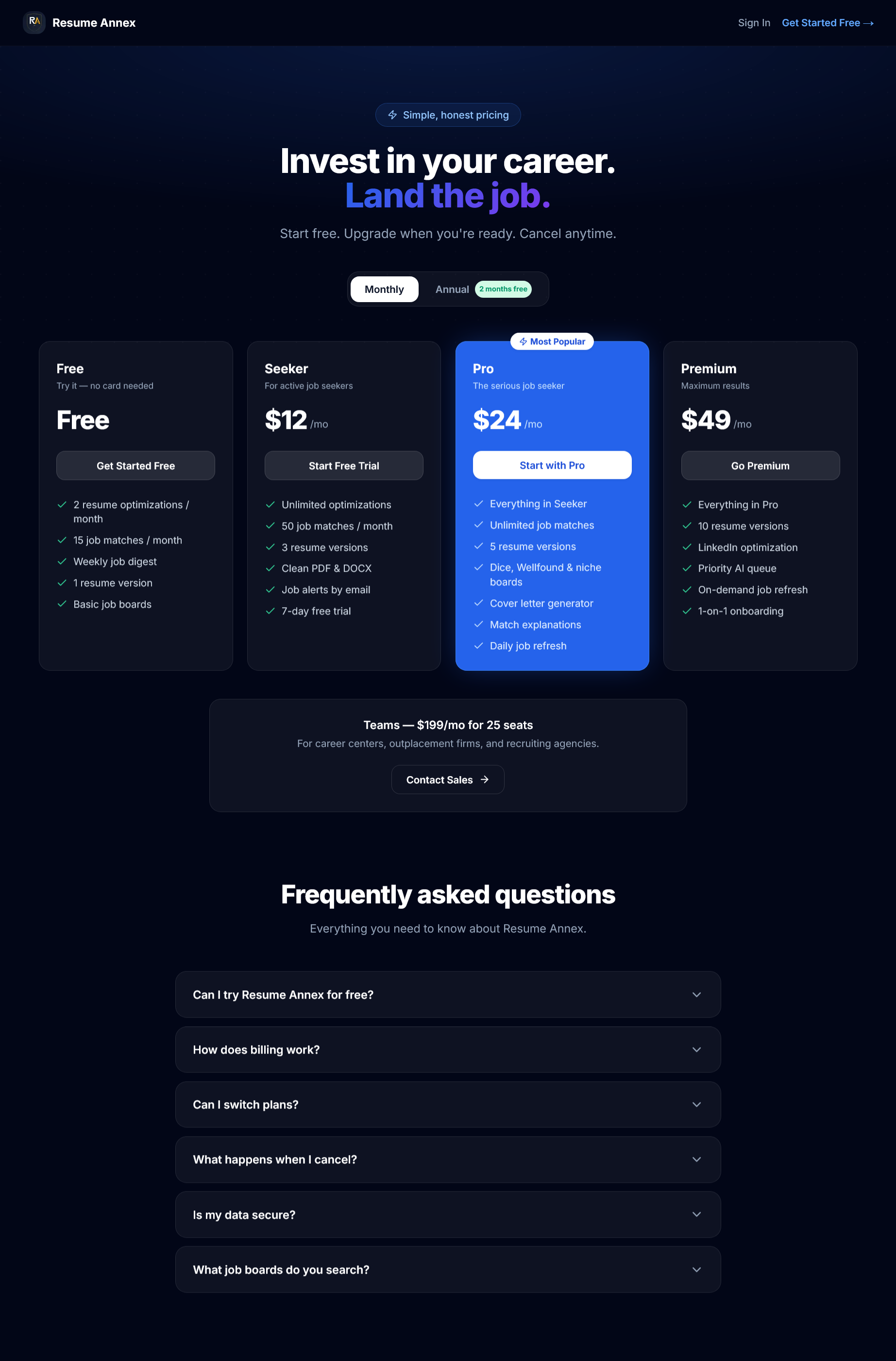 Resume Annex gallery image