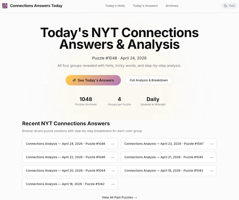 Connections Answers Today screenshot 4