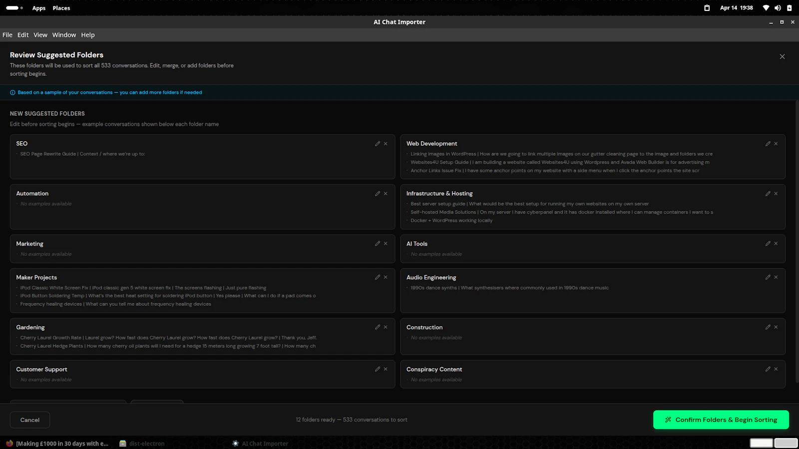 AI CHAT IMPORTER screenshot 3