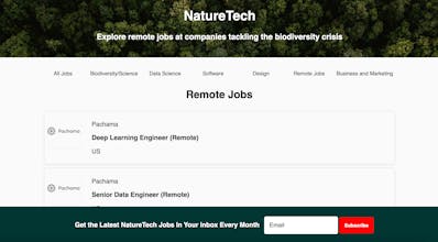 NatureTech Jobs gallery image