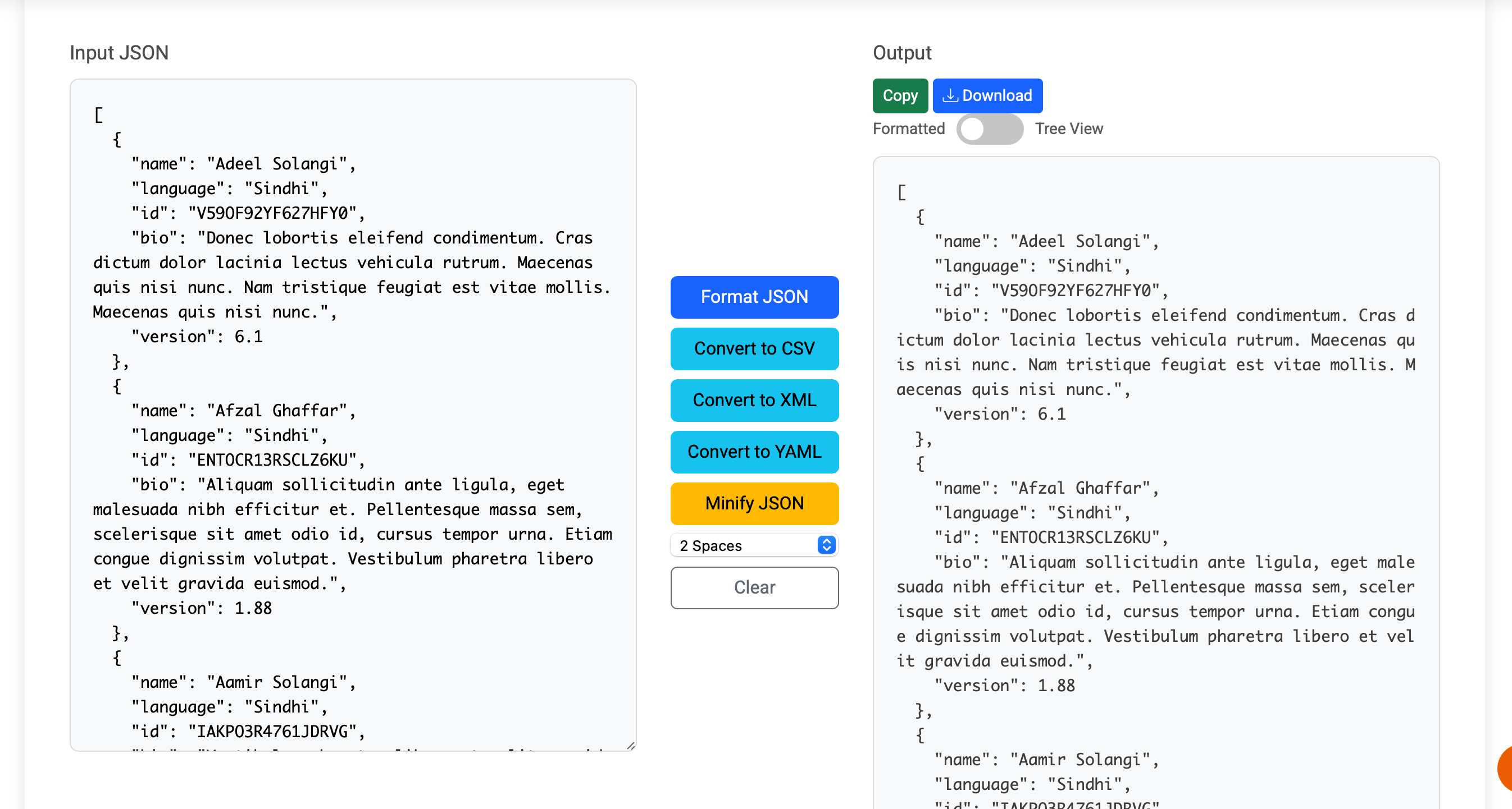 JSON -Tools: Format, konvertieren und visualisieren Medien 4