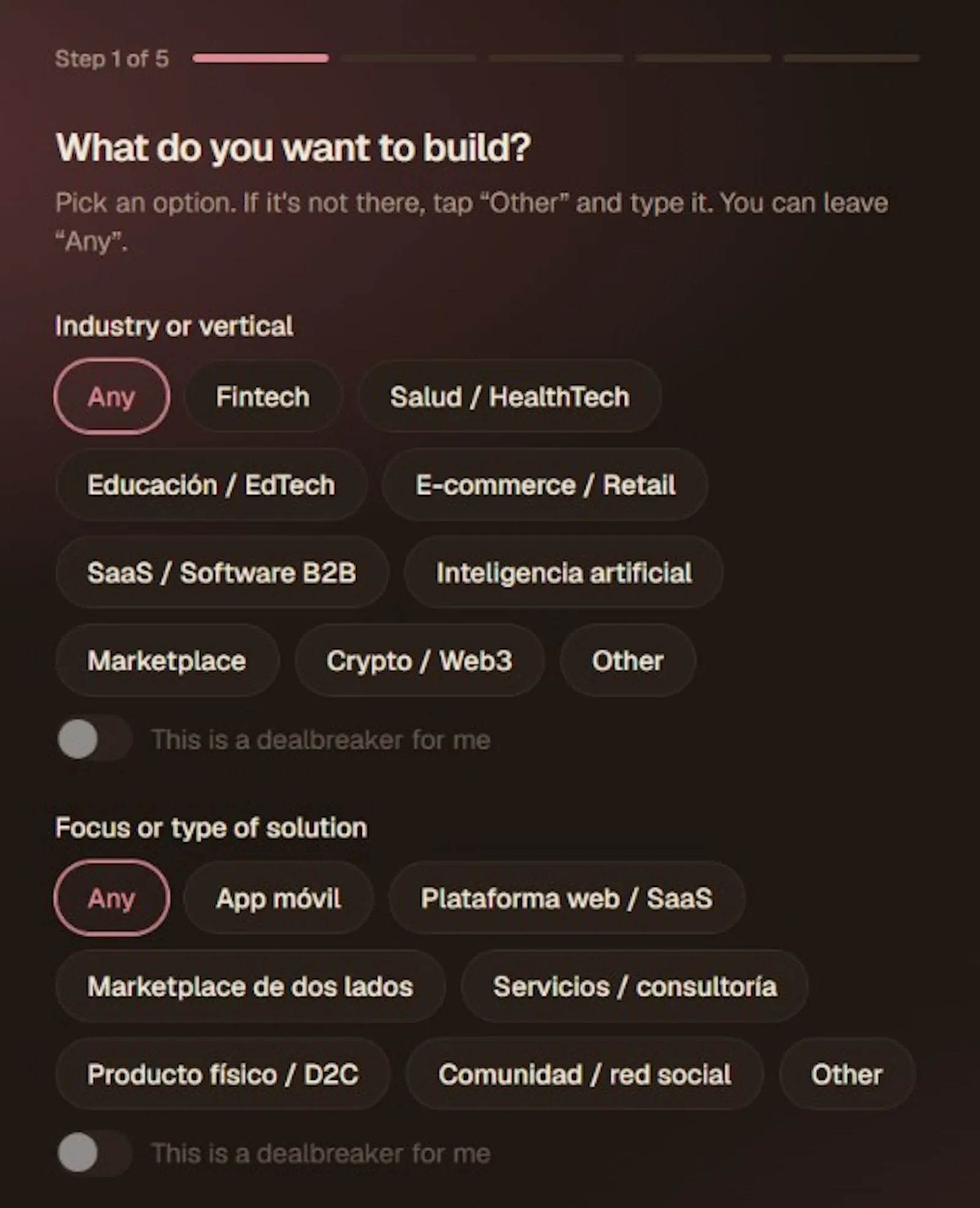 Cofounder Match — find who to build with screenshot 2