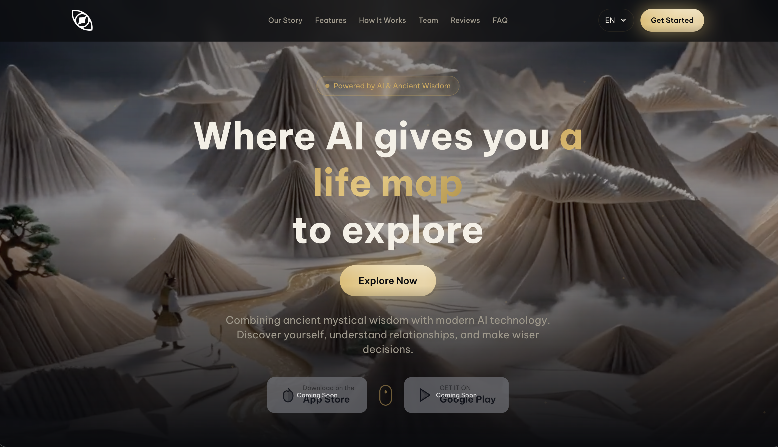 Wisdom Guide - Main product screenshot demonstrating key features and user interface