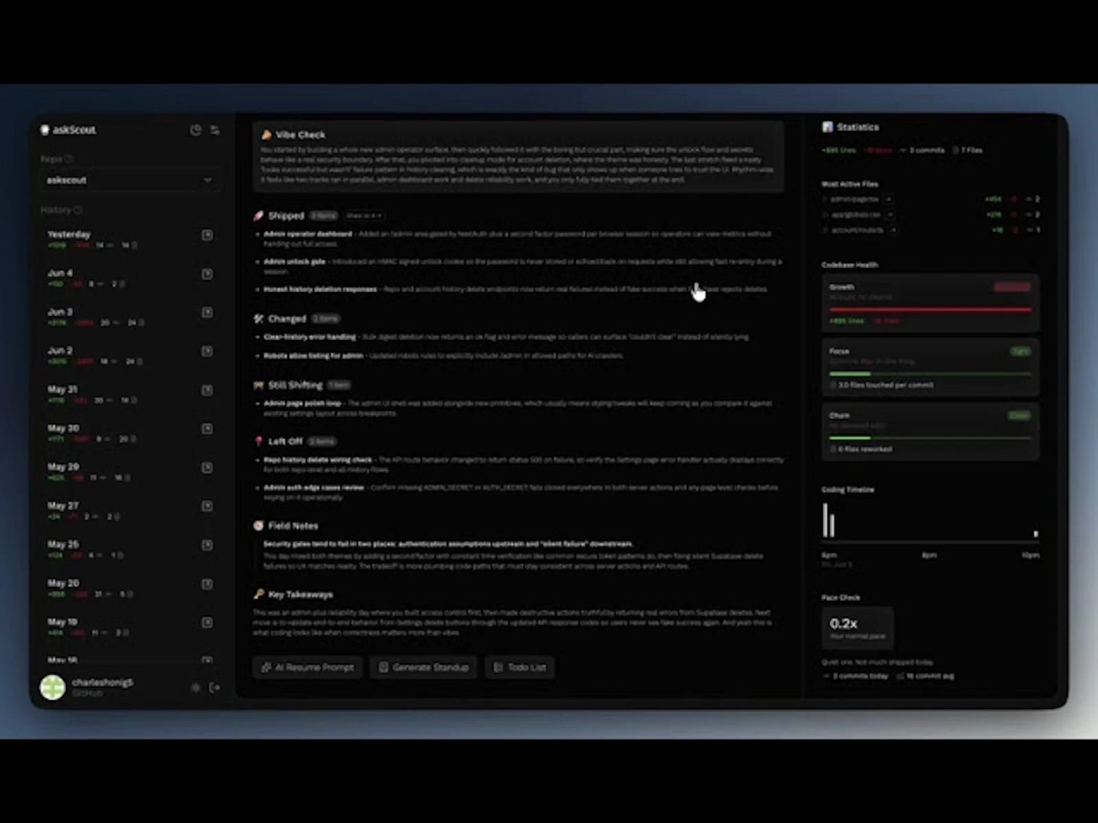 askScout screenshot 1 (video preview)
