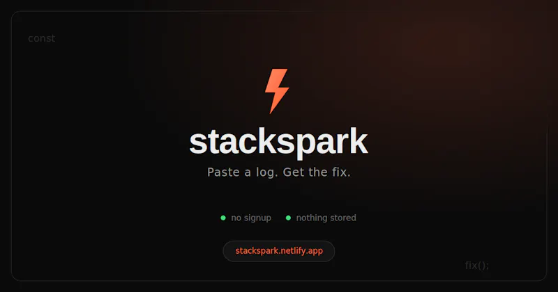 StackSpark screenshot 2