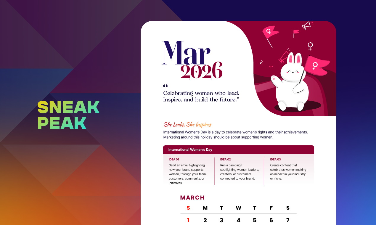 Marketing Calendar + Planner 2026 - Screenshot 4 showing product features and functionality