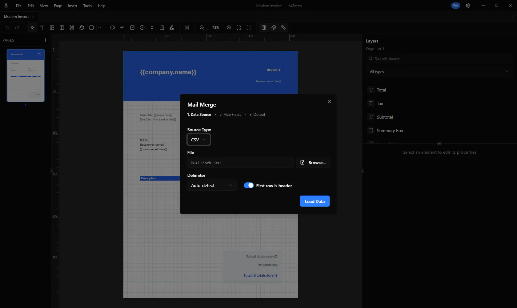 InkSmith - PDF Template Designer gallery image