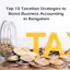 Business Accounting and Taxation