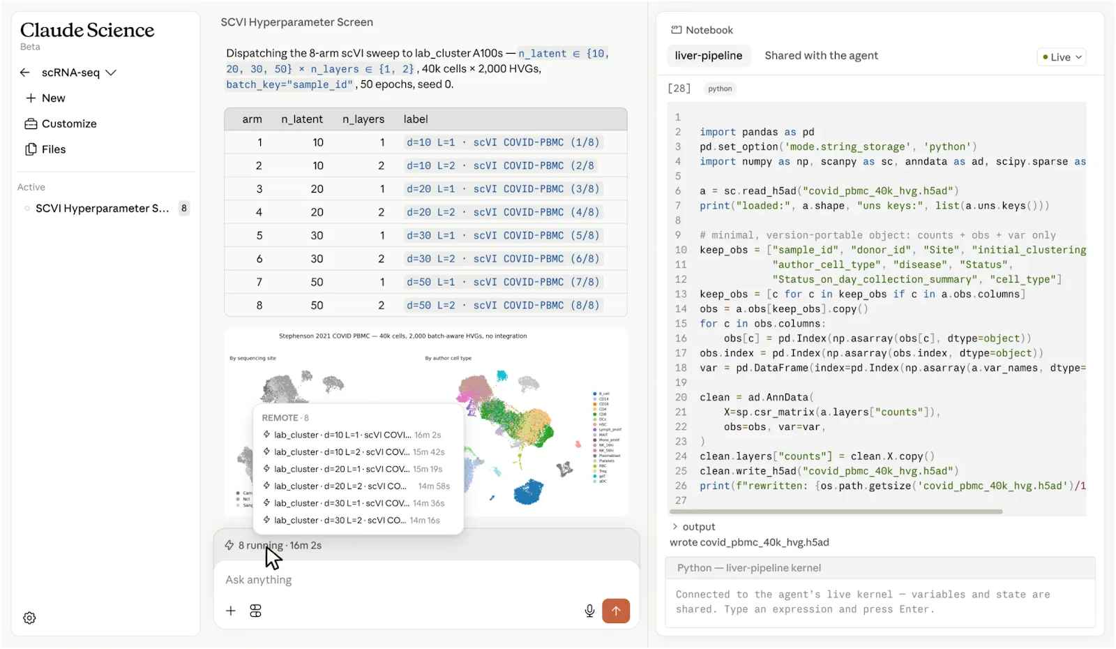 Claude Science screenshot 3