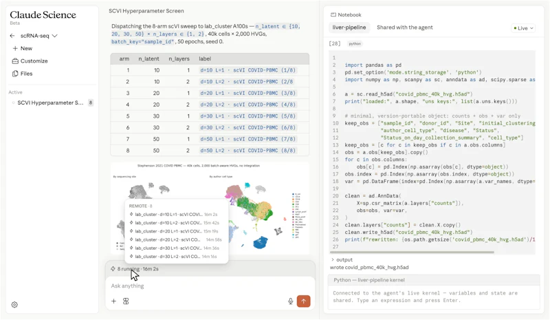 Claude Science screenshot 3