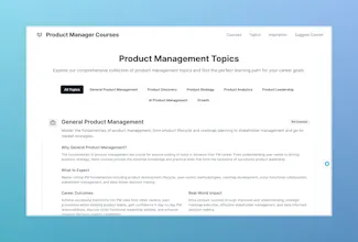 Product Manager Courses gallery image