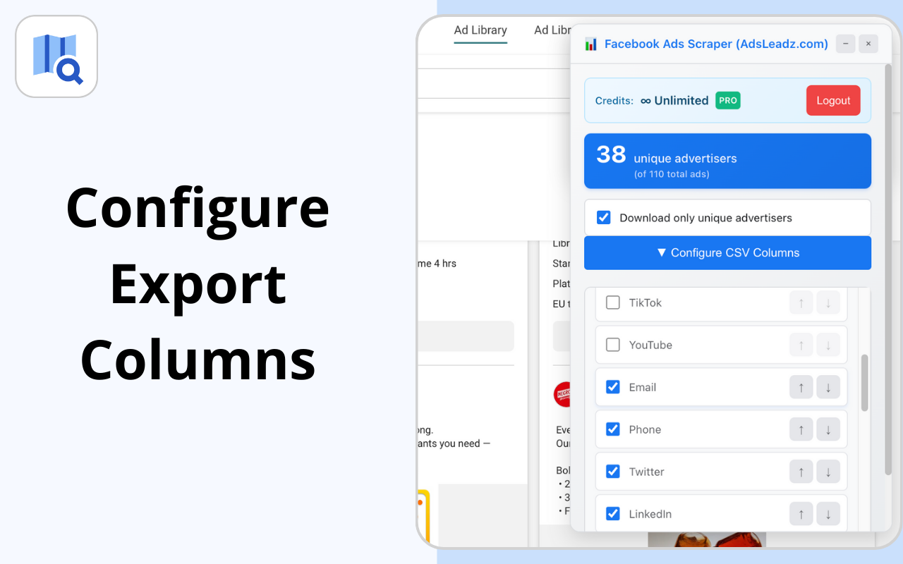 AdsLeadz - B2B Leads from FB Ads Library gallery image