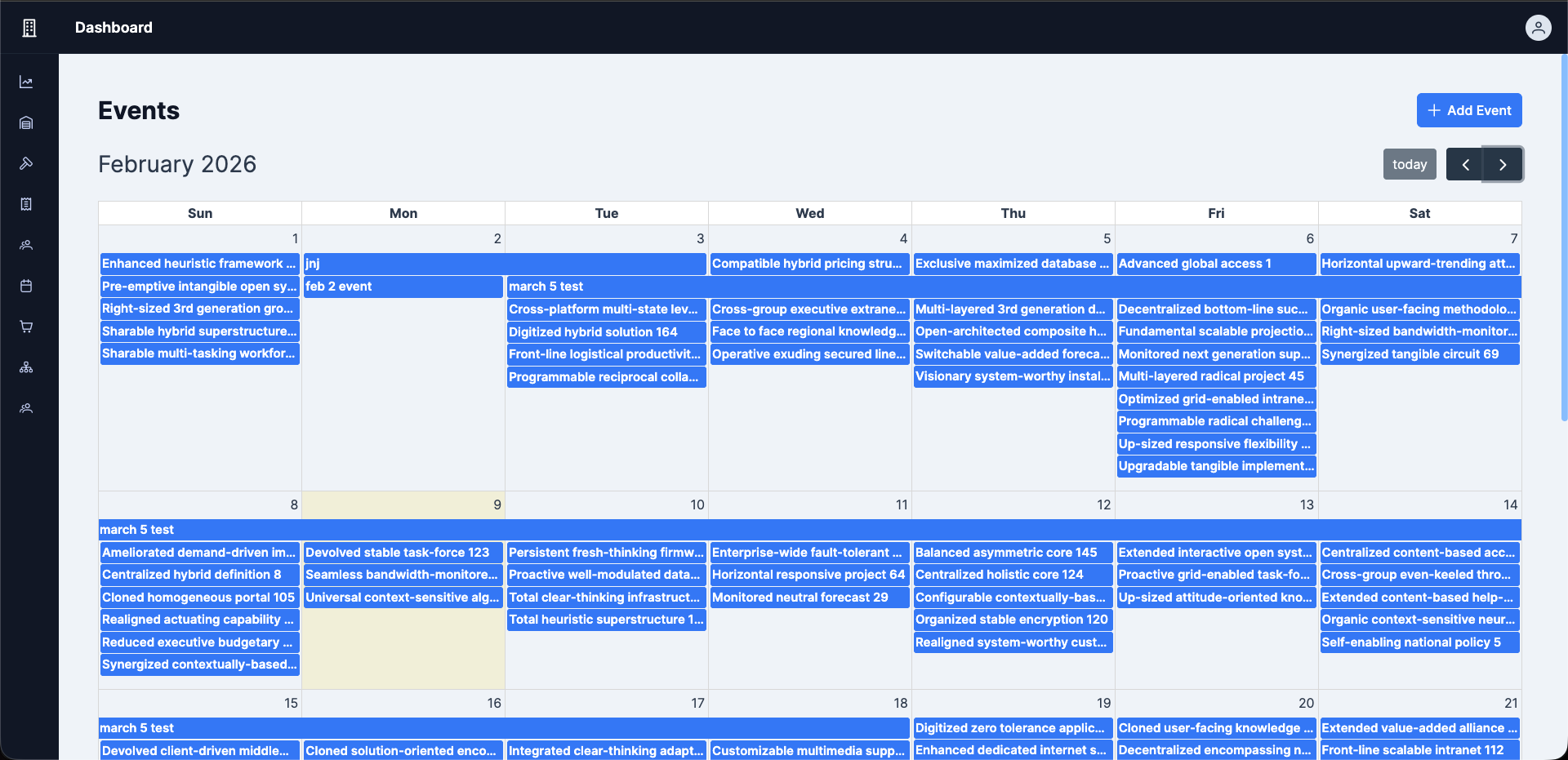 EventsA2Z - Screenshot 3 showing product features and functionality