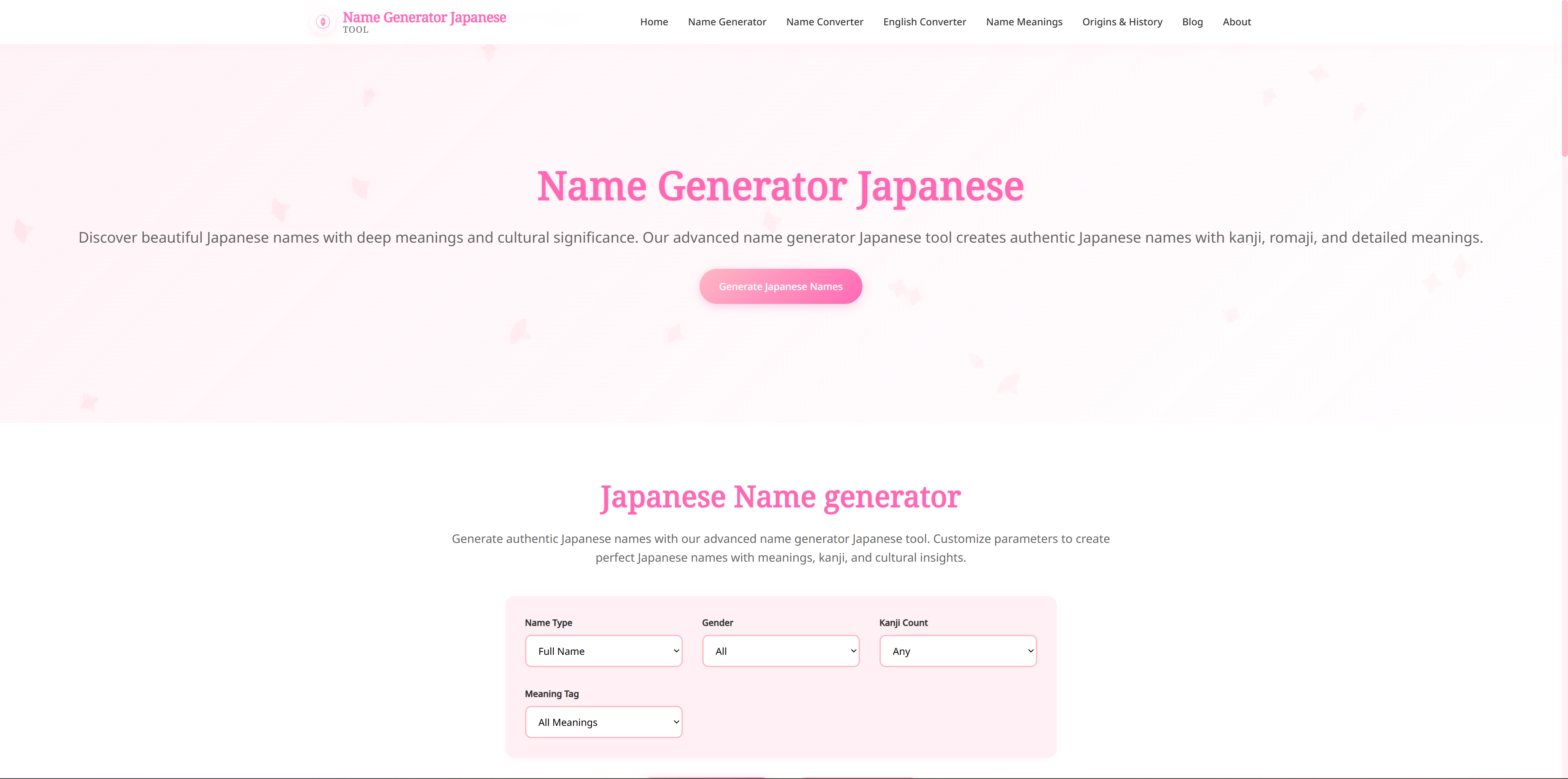 Name Generator Japanese free online gallery image