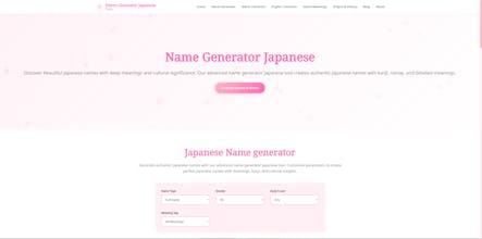 Name Generator Japanese free online gallery image