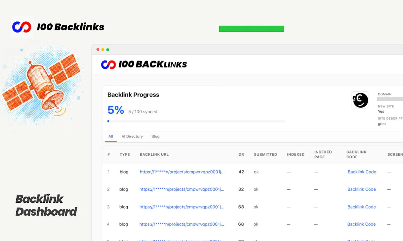 100 Backlinks screenshot 2