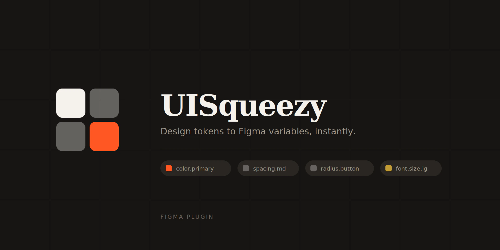 startuptile UISqueezy, Design systems, in sync-Design tokens and Figma variables always in sync.