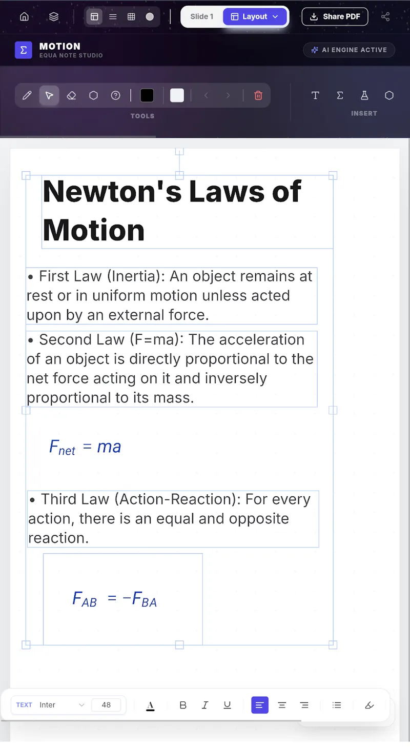 Equa Note screenshot 4