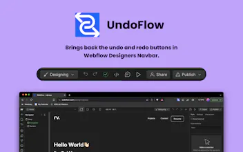 UndoFlow For WebFlow gallery image