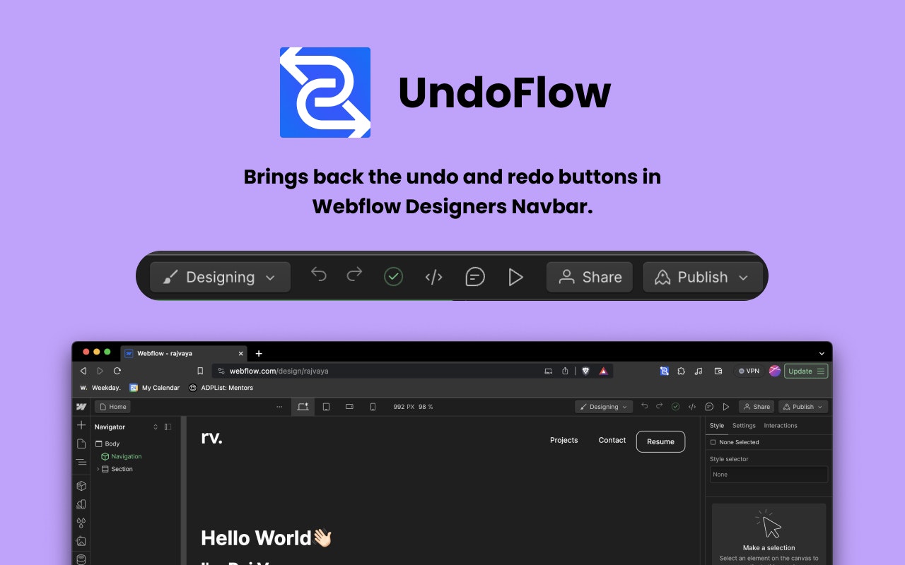 webflowのundoflow media 2