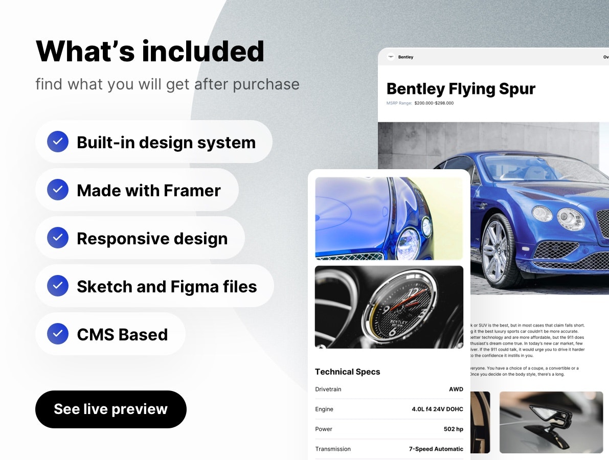 ByDrive - Car Rentals Framer Template media 8