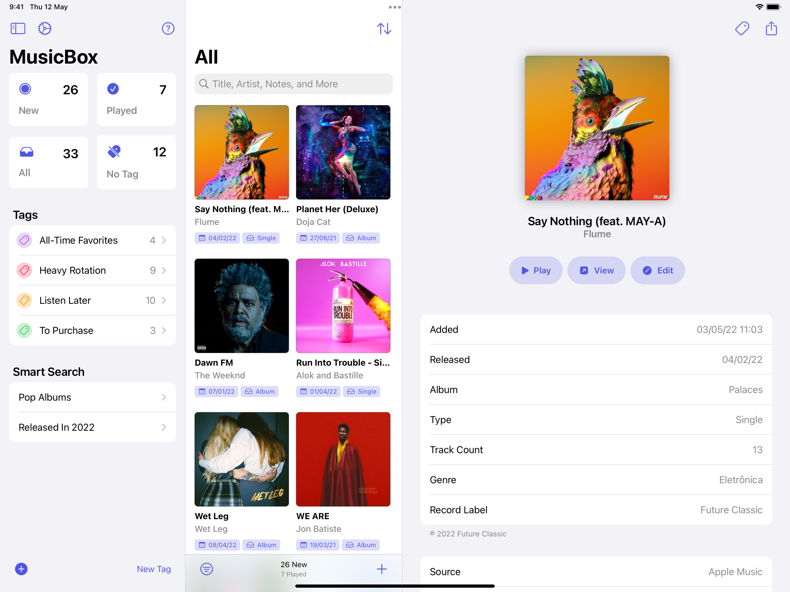 MusicBox - Bookmark albums and songs to listen later media 1
