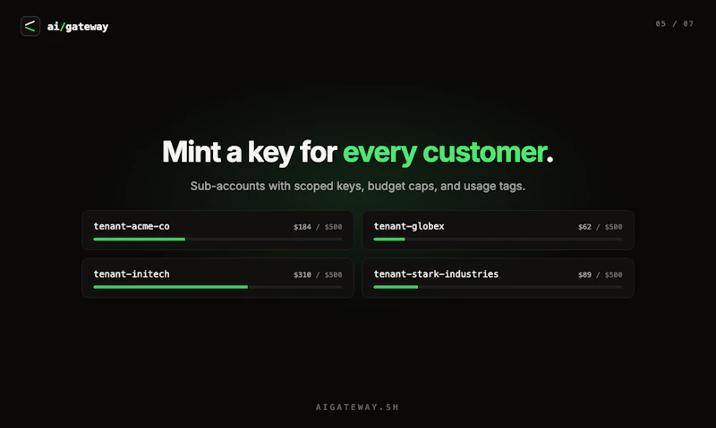 ai/gateway screenshot 6