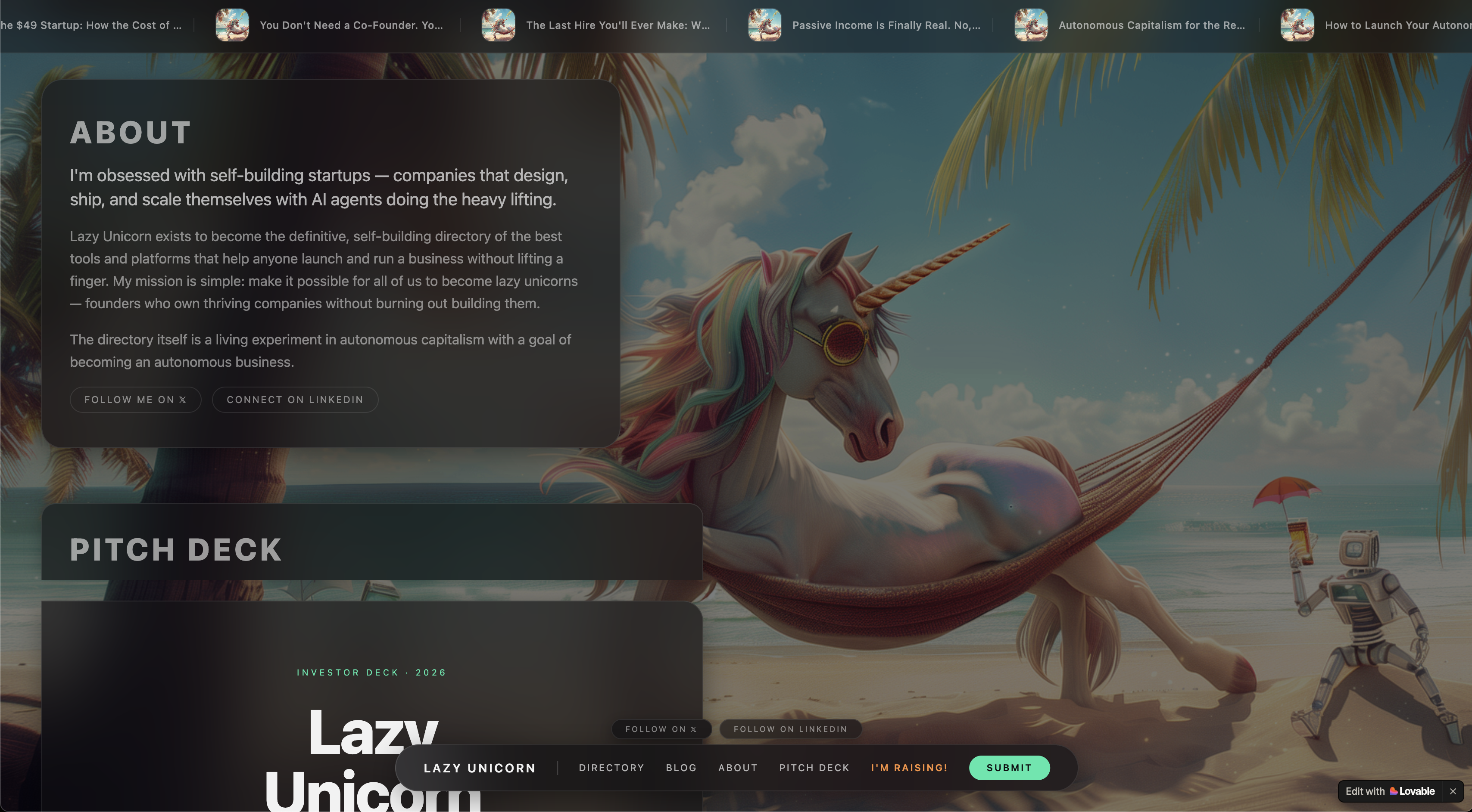 Lazy Unicorn gallery image