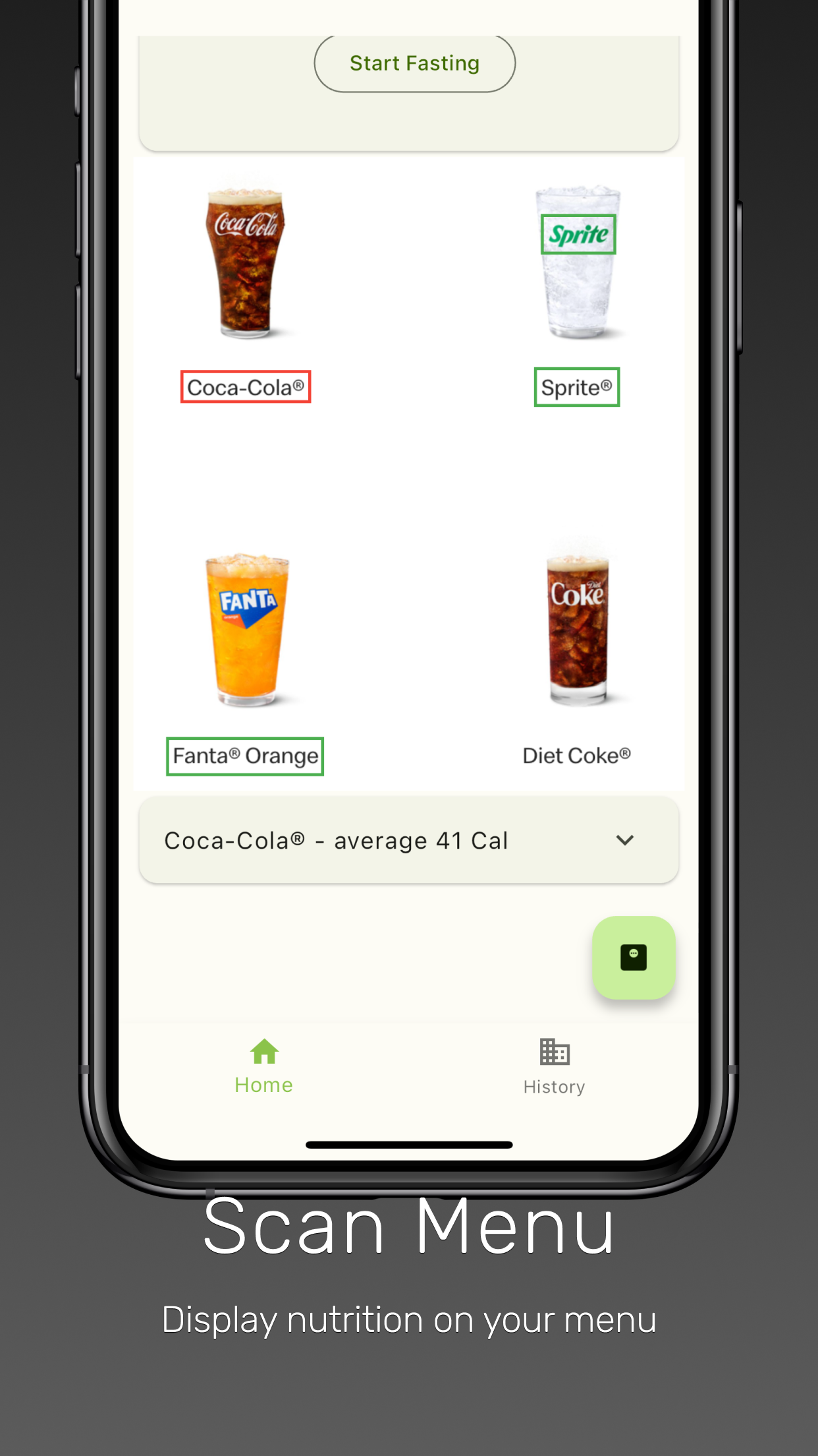 Mídia 1 de Aplicativo de calorias privadas ezmeal